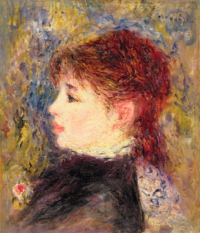 Cabeza de Margot, c.1878-79 de Pierre Auguste Renoir